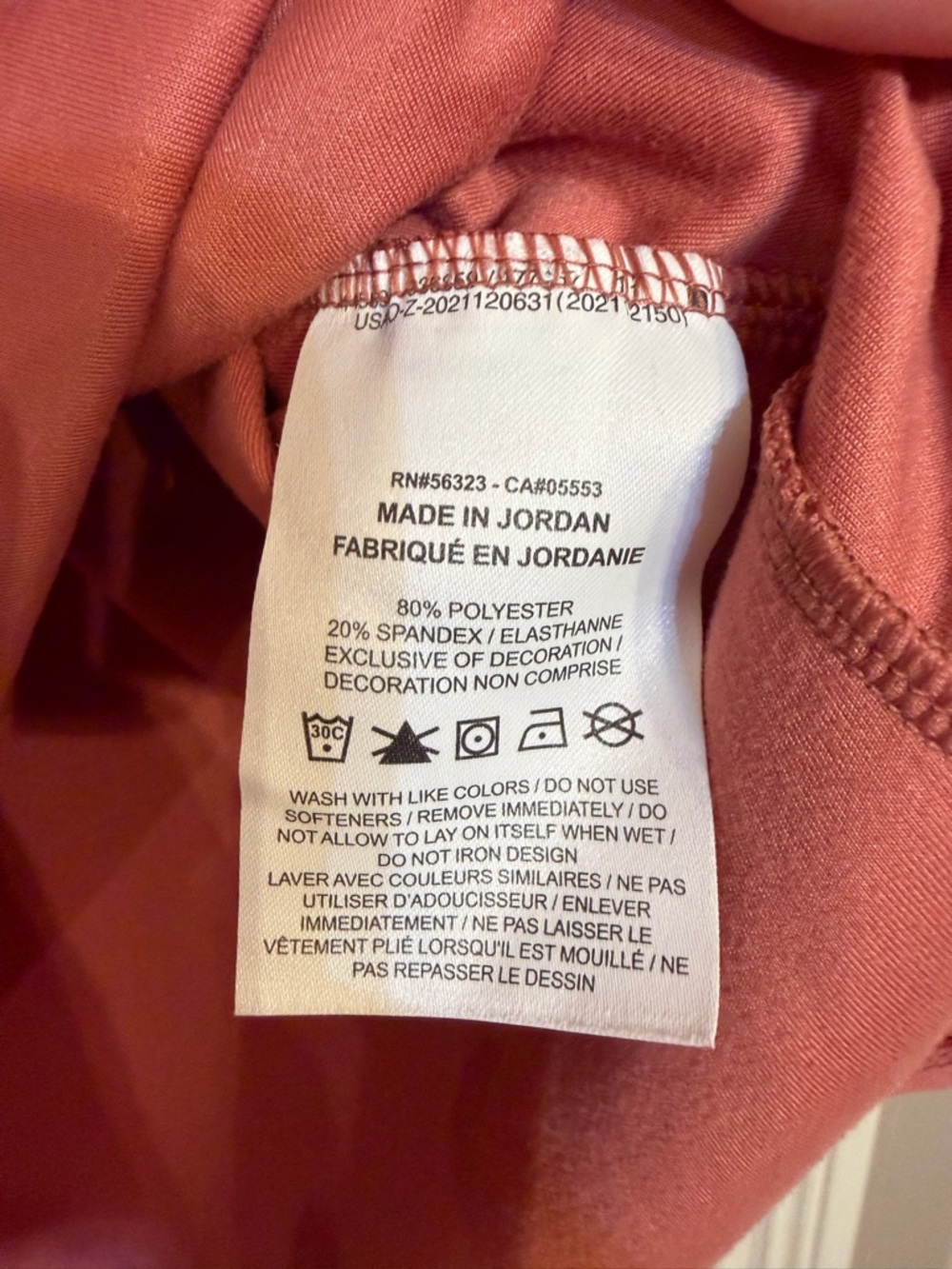 Nike Women’s Therma-Fit Quarter-Zip Sweatshirt - Dusty Rose - Picture 6 of 6